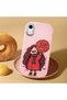 iPhone Xr Compatible Case Camera Protector Pink Silicone Couple Phone Case Girl Patterned - 2