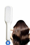 Self Cleaning Automatic Key Hair Comb Detangling Massage Brush Silicone Brush - 3