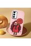 Samsung Galaxy M14 Compatible Case Camera Protector Black Silicone Couple Phone Case Girl Patterned - 2