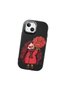 iPhone 13 Compatible Case Camera Protector Black Silicone Couple Phone Case Girl Patterned - 3
