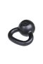 Kettlebell 8 kg din fontă, negru, greu și solid, tip halteră. - 7
