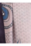 Retro Patterned Shawl - Mink - 3