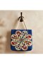 Traditional Ottoman Floral Patterned Tapestry Woven Handbag - 2