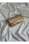 Star Cover Model Clutch Bag, Portfolio Bag, Handbag Gold - 2