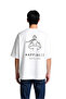 Happiness Family Care Text Printed Men's Oversize T-Shirt