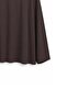 Padded Combed Cotton Tunic Brown - 4