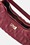 Women Brand Logo Shoulder Bag, Burgundy - 3