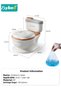 Baby Potty Training Seat, Kid Size Potty, Realistic Potty Training Toilet with Lid Back, Babies Toilets with a Brush and 100pcs Clean Bag, for Toddlers Infants Kids Boys Girls, Easy to Empty and Clean - 9