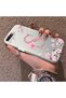 حافظة هاتف متوافقة مع iPhone 7 Plus مصنوعة من السيليكون ذات حافة صلبة وخلفية صلبة مع نمط حرف S - 2