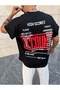 Single Jersey Fabric Half Sleeve Oversize T-Shirt - 2