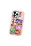 Pink Silicone Case Compatible with iPhone 14 Pro with Shock-Absorbing Camera Protections - 3