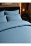 Striped Satin Double Duvet Cover Set Diamond Series - 2