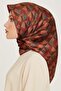 Classic Patterned Sura Pure Silk Scarf 9204D 82 - 3