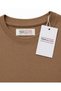 Men's Short Sleeve Crew Neck 100% Cotton Trill Light Brown Regular T-Shirt - 5