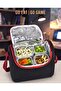 A+ Premium Quality Men's Black Gamer Primary School Orthopedic 3-Piece Set with Pen Holder, Foil-Lined Lunch Bag, 3 Compartments 514 - 6