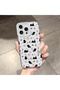 iPhone 15 Pro Max Compatible Camera Protected Anti-Shock Aesthetic Print Patterned Transparent Silicone Case - 2