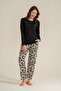 Women's Combed Cotton Modal Pajama Set, 50% Cotton 50% Modal - 8
