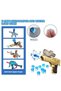 Water Gel Beads, 3Pack 7-8mm 75,000 Pieces Gel Water Blaster Balls Refill for Vases Filler for Wedding Home Decor (Blue+Green+Orange) - 3