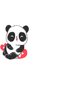 Pandas Make Me Happy You Not so Much Printed Women's Oversize T-Shirt - 3