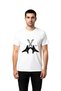 Men's Rock Fest Music Festival Printed T-Shirt Cross Guitar Motif Relaxed Fit Casual Modern Stylish