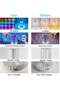 16 Color Changing RGB Touch, Rechargeable Diamond Table Lamp for Bedroom Living Room, Creative Lights for Dinner Party Decoration - 5