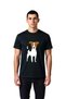 Cute Dog Cartoon Brown Ear and Printed Men's T-Shirt