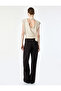 Regular Fit High Neck Sleeveless Blouse with Scarf Detail on the Back - 4