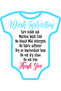 Children's T-Shirt Laundry Care Instructions Printed Baby Gift Warning Label Design Comfortable Casual - 3