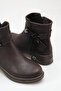 Belt Detailed Zippered Nubuck Women's Boots R15D104 - 3