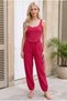 Women's Muslin Crop Tank Top and Cargo Pocket Shalwar Pants Two-Piece Set 100% Cotton - 2