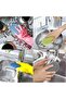 6 microfiber blue dishwashing sponges - 5
