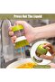 Two-piece dishwashing brush set with stand, green - 2