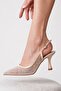 Diamour Women's Crystal Stone Pointed Toe Stiletto 8cm