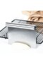 Two-piece dough scraper set, stainless steel with graduations, suitable for pastries, silver. - 5