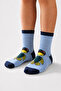Children's 4-Pack Cotton Patterned Socks - 5