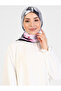 Rose Painted Patterned Scarf - Powder