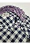 Modelli Checkered Trend Cotton-Linen Blend Short Sleeve Children's Shirt - 3