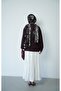 Women's Hijab Jacket with Front Buttons and Double Pocket Detail - 3