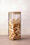 Lumo Bamboo Lid Square Jar 1100 Cc