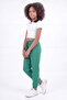 Girls' Double Pocket Elastic Cuffed Straight Jogger Sweatpants - 3