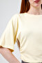 Crew Neck Ultra Soft Lycra Fabric Basic T-Shirt & Bodysuit with Waistband - 2