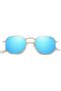 Square Polarized Sunglasses for Women Men Small Hexagonal Polygon Mirrored Lens SJ1072