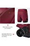 Men 2 in 1 Running Shorts Quick Drying Breathable Active Training Exercise Jogging Marathon Cy - 7