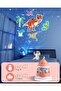 Creative 4-in-1 Night Light Projector for Kids Starry Sky Scene with Remote Control Rotatable Design - 6