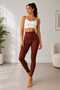 Women's High Waist Tightening Stretchy Tights - 6