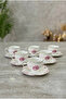 Leonce 6-Piece Porcelain Coffee Cup Set 90 ml Hxf-09452