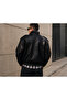Men's Oversize Faux Leather Jacket - 2