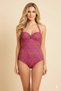 Black Spade Women's Floral Print Swimsuit 8258