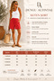 Women's Linen Shorts – Elastic Waist, Pockets, Comfortable Fit, Stylish Summer Model - 7