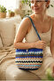 Handmade Paper String Special Design Knitted Women's Bag
